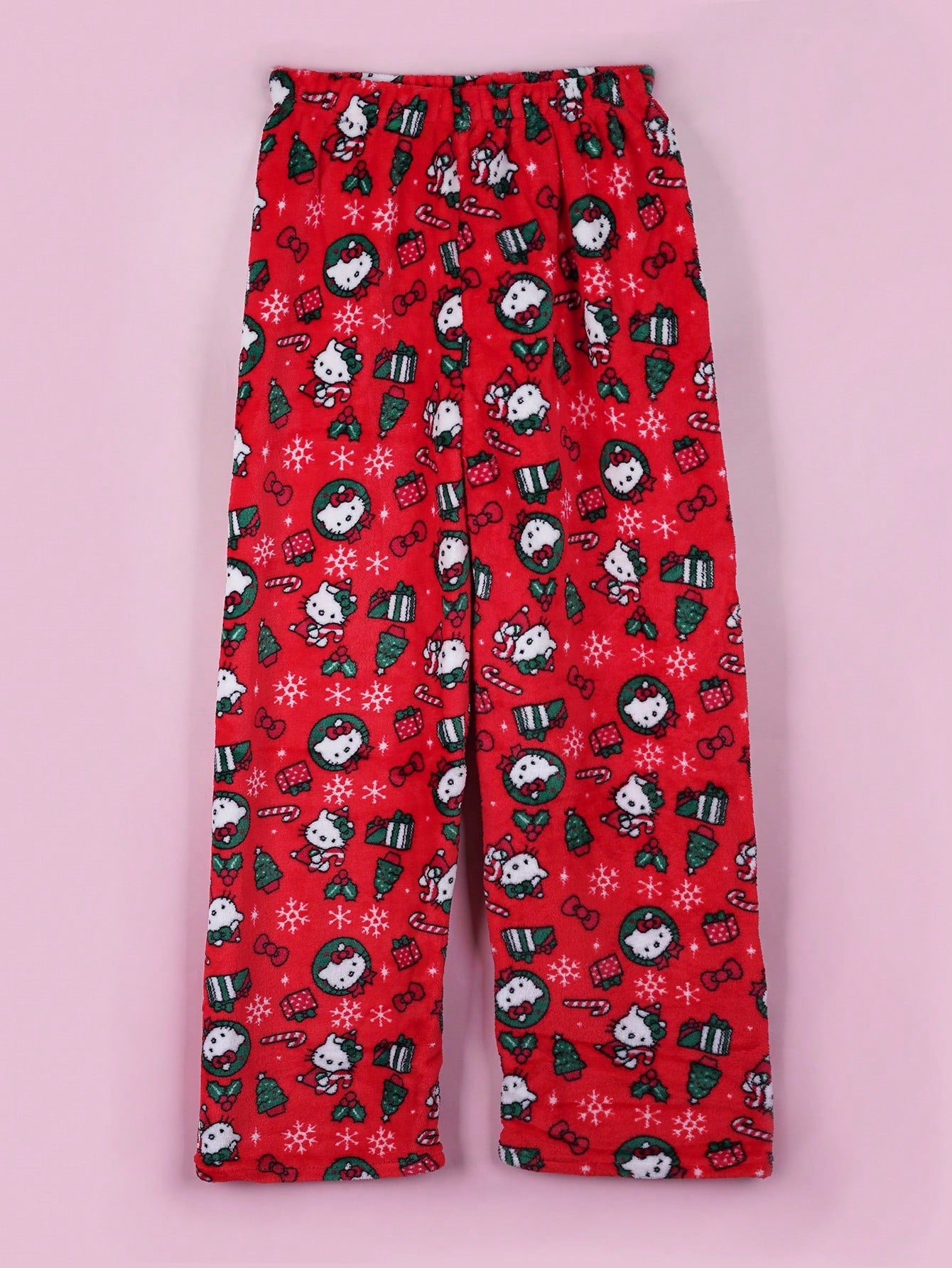 Sanrio Flannel Fuzzy Pants – featuring adorable Hello Kitty and friends! These ultra-soft, cozy, and versatile pants are perfect for autumn and winter. Designed for both women and men, they combine warmth, comfort, and cuteness.