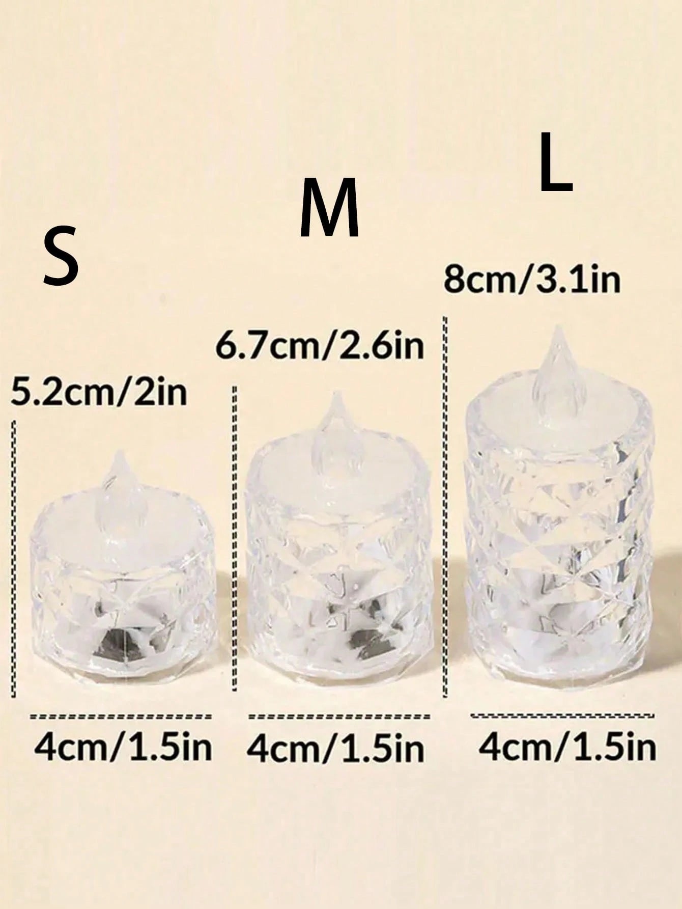 24 Flameless LED Crystal Candles – elegant rhinestone candles for weddings, home decoration, romantic dinners, and festive events. Battery-powered LED lights with a soothing glow, perfect for Christmas, Halloween, and birthday parties.