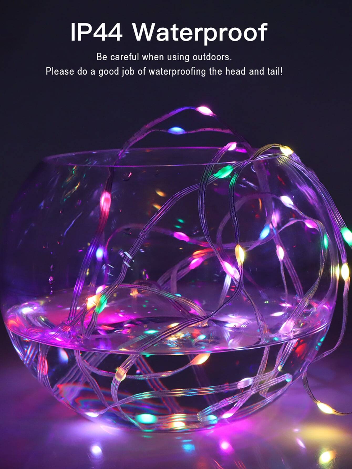 Acosh Neon Multi-Color LED Copper Wire String Lights USB, 3.28ft-98.4ft, with Smart APP & Remote Control, DIY Music Sync, Color-Changing Holiday Decor Lights, Suitable for Christmas and more!