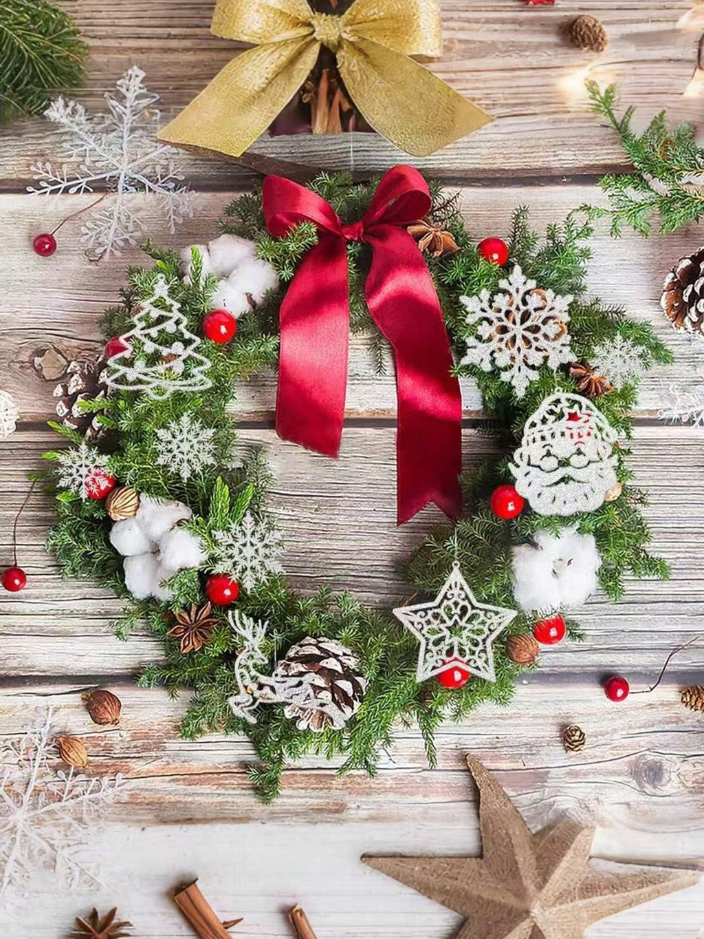 20-Piece Silver Glitter Christmas Tree Hanging Decorations – Snowflake, Reindeer, and Snowman Ornaments for Holiday Trees, Winter Wonderland Parties, New Year Celebrations, and Festive Home Decor.